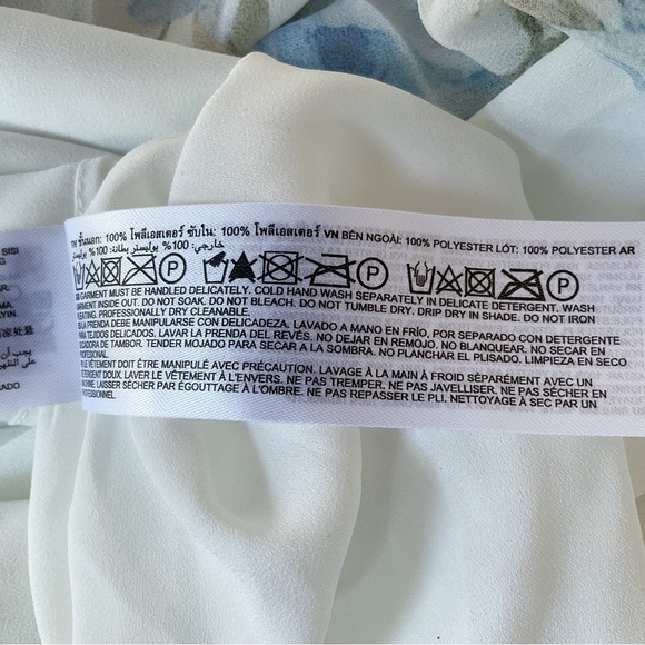 Ever New Blaire Curve Pleated Midi Dress in White Floral Size 18 NWT - Picture 14 of 14